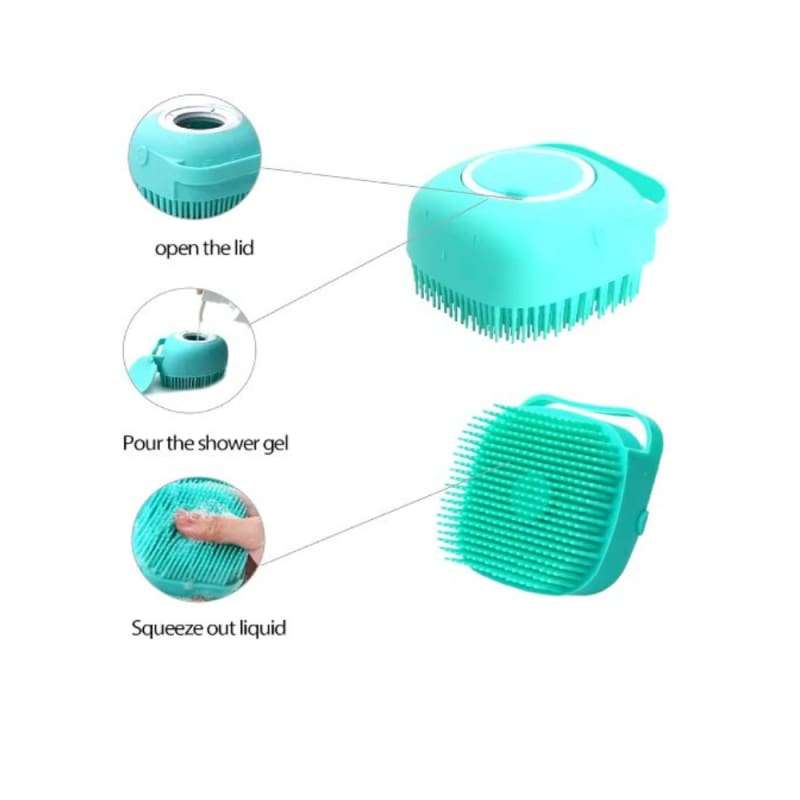 Xtreme Xccessories PawsomeCare Silicone Bath Brush: Gentle Pet Exfoliator and Massager