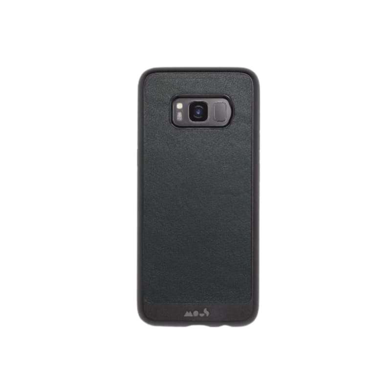 Mous - Protective Case for Samsung Galaxy S8 - Limitless 2.0 - Black Leather - Screen Protector I...
