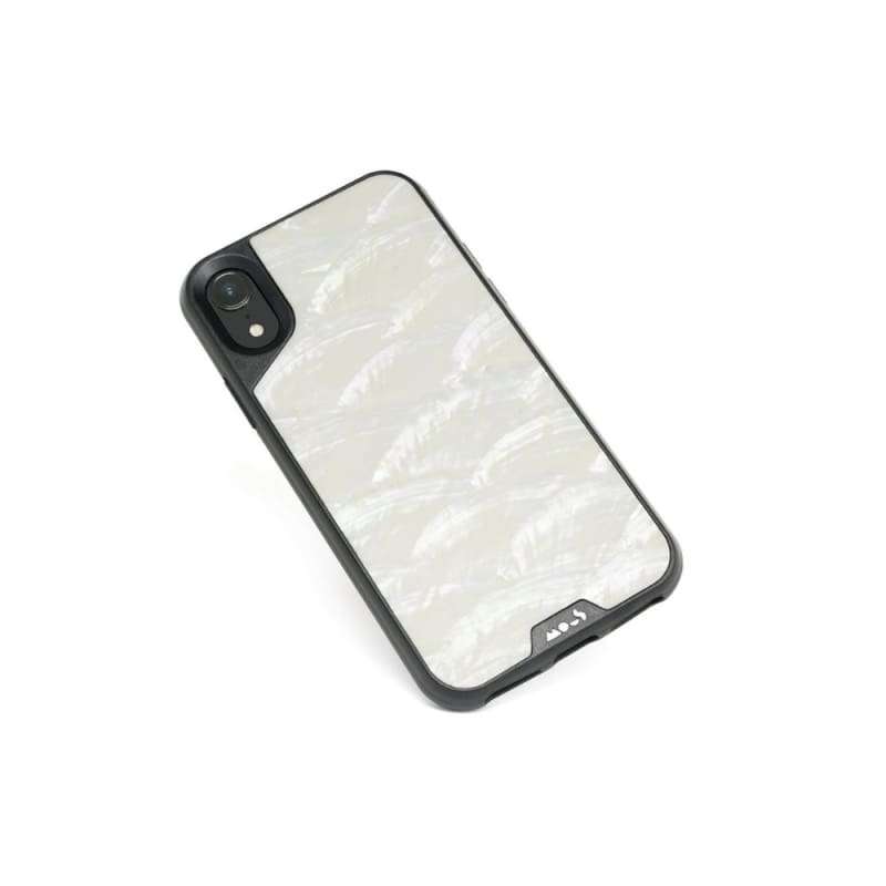 Mous Limitless 2.0 Case Sea Shell compatible with iPhone X screen protector included