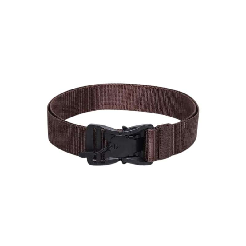 BROWN Tactical Belt Quick Release Magnetic Buckle Military Belt Nylon