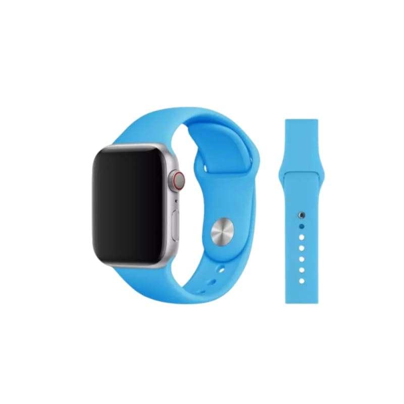 Xtreme Xccessories 38/40/41mm M/L Classic Thin Style Silicone Strap For Apple Watch