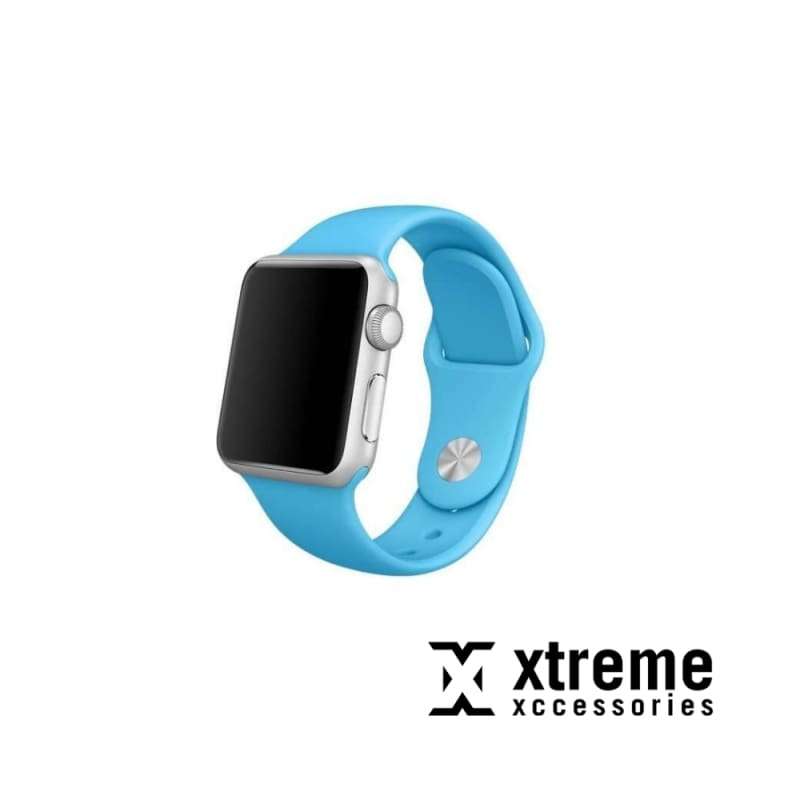 Xtreme Xccessories 38/40/41mm M/L Classic Thin Style Silicone Strap For Apple Watch