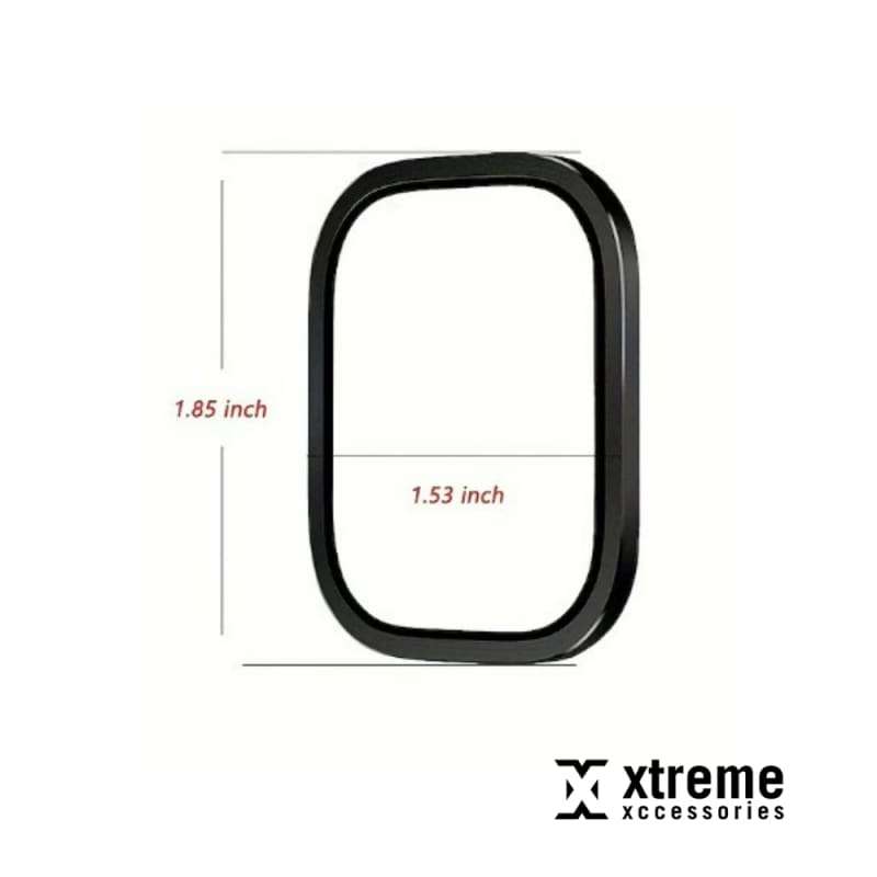 Screen Protector Compatible for Apple Watch Ultra 49mm, Tempered Glass Film with Aluminium Alloy ...