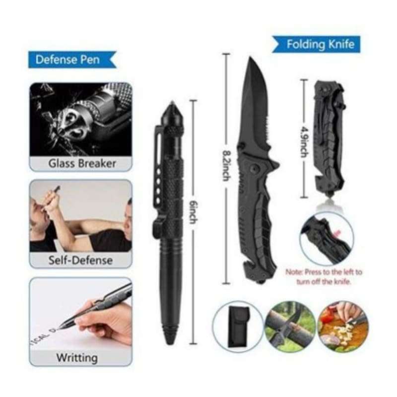 Xtreme 39-piece Survival Kit (Black)