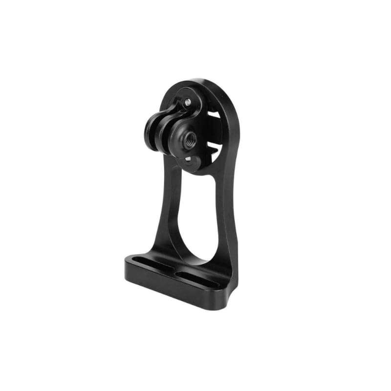 Integrated GPS Stem Mount for Wahoo with GoPro and Universal Flashlight Holder Mount