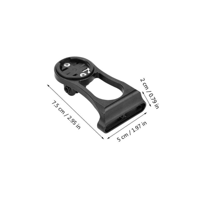 Integrated GPS Stem Mount for Wahoo with GoPro and Universal Flashlight Holder Mount