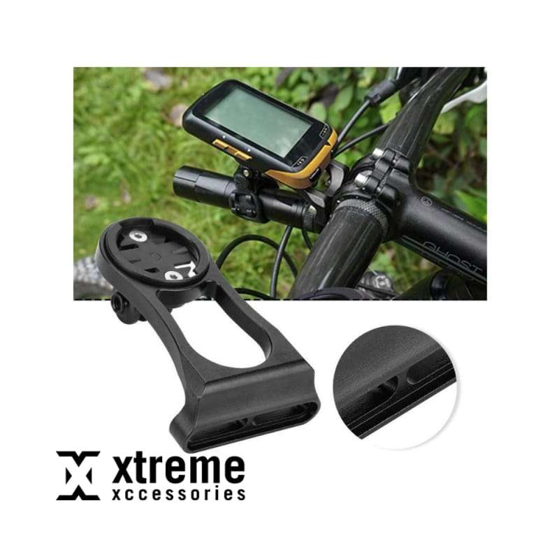 Integrated GPS Stem Mount for Wahoo with GoPro and Universal Flashlight Holder Mount