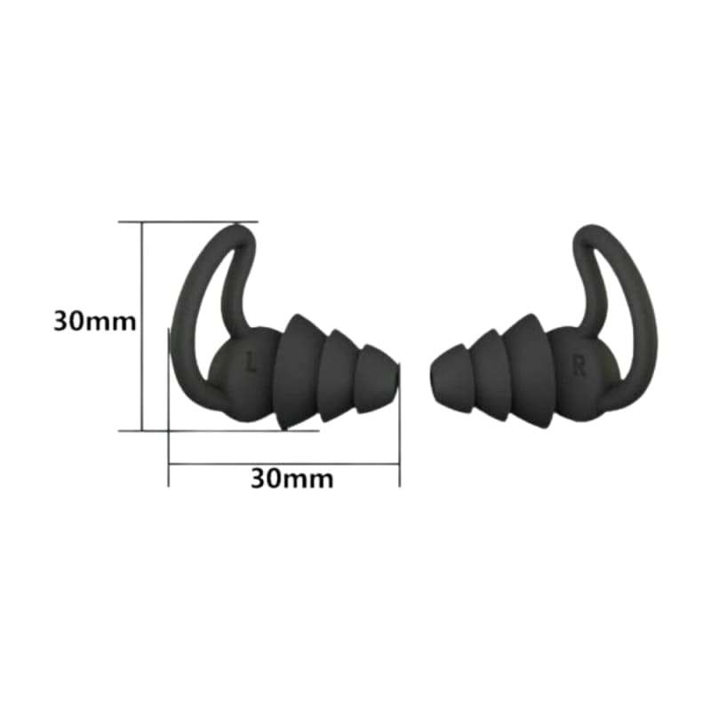 Three-Layer Noise Cancelling, Swimming + Surfing Ear Plug Protection Set