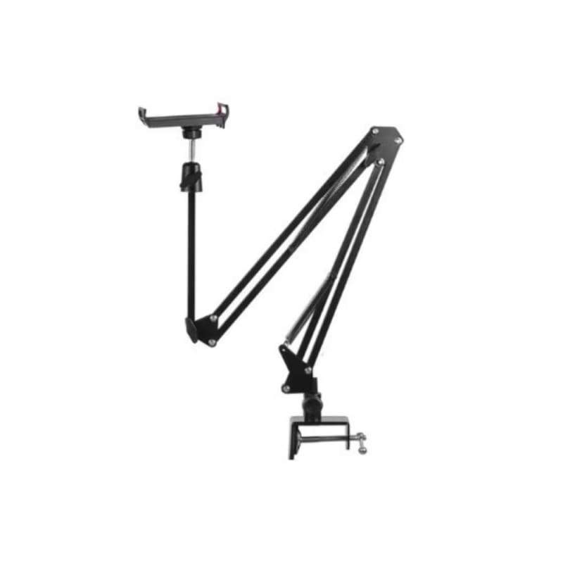 Phone Tablet Holder for Bed, Cell Phone Tablet Stand for Desk, Adjustable Tablet Phone Mount Holder