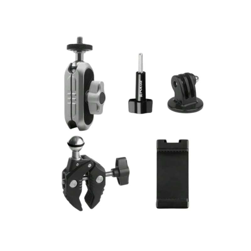 Xtreme Xccessories Motorcycle Bicycle Rail Mount Clamp with 360 degree Ball Mount Clip For Gopro ...