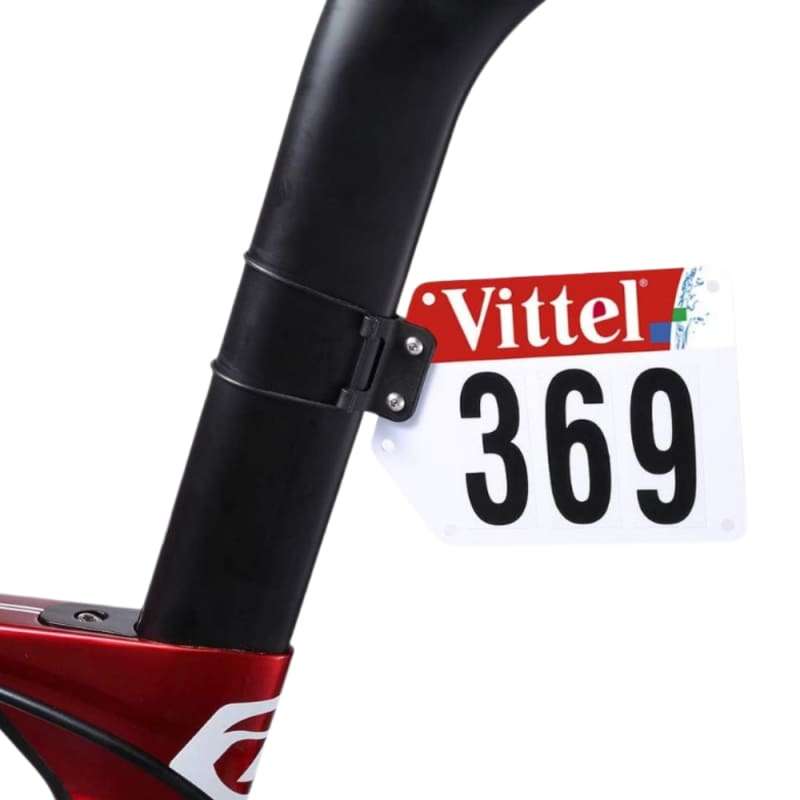 Round Shape Seatpost Race Bicycle Number Plate Mount Holder