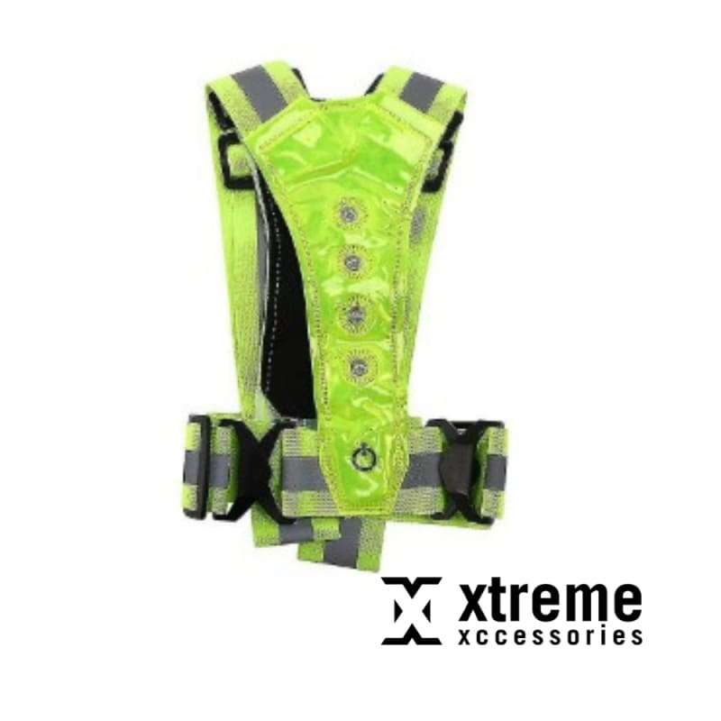 LED  Reflective Running Cycling Security Harness Vest