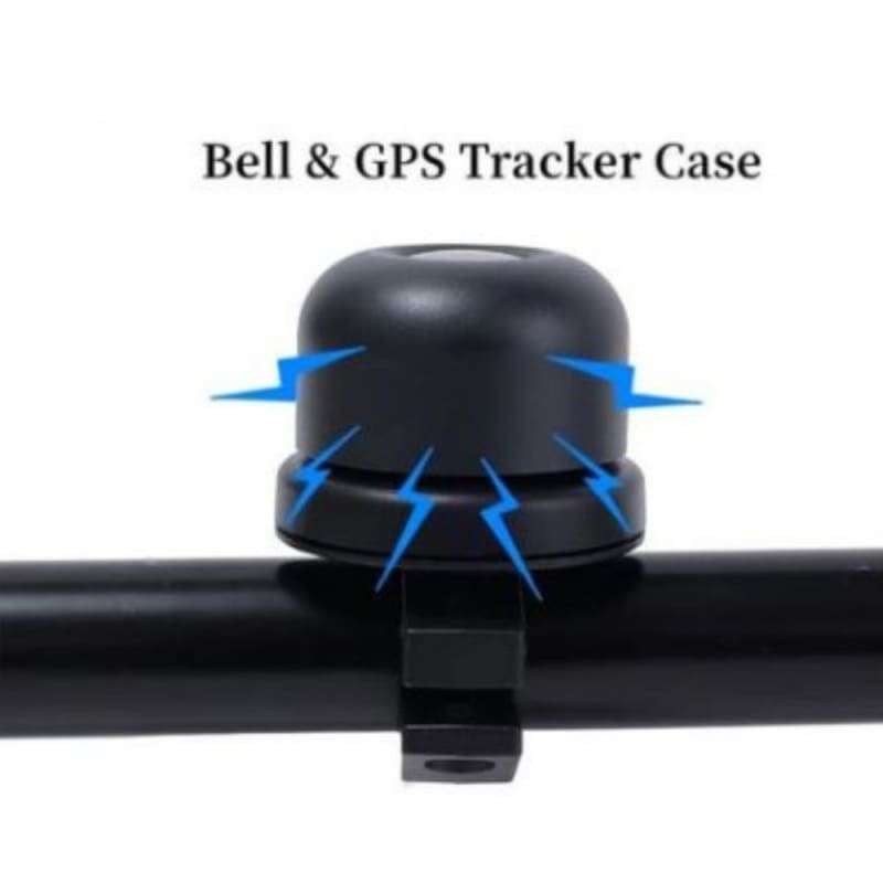 Xtreme Xccessories Bicycle Bell for Apple AirTag Bike Mount GPS Tracker Holder Case for Air Tag H...