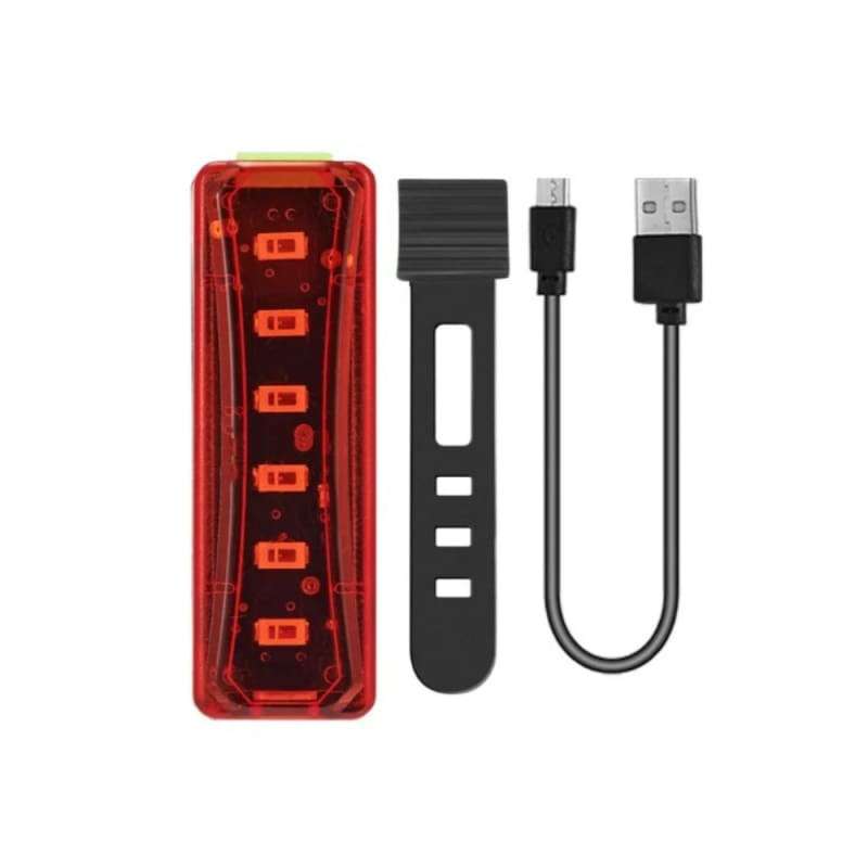 Rechargeable Waterproof Safety Warning Bicycle Light