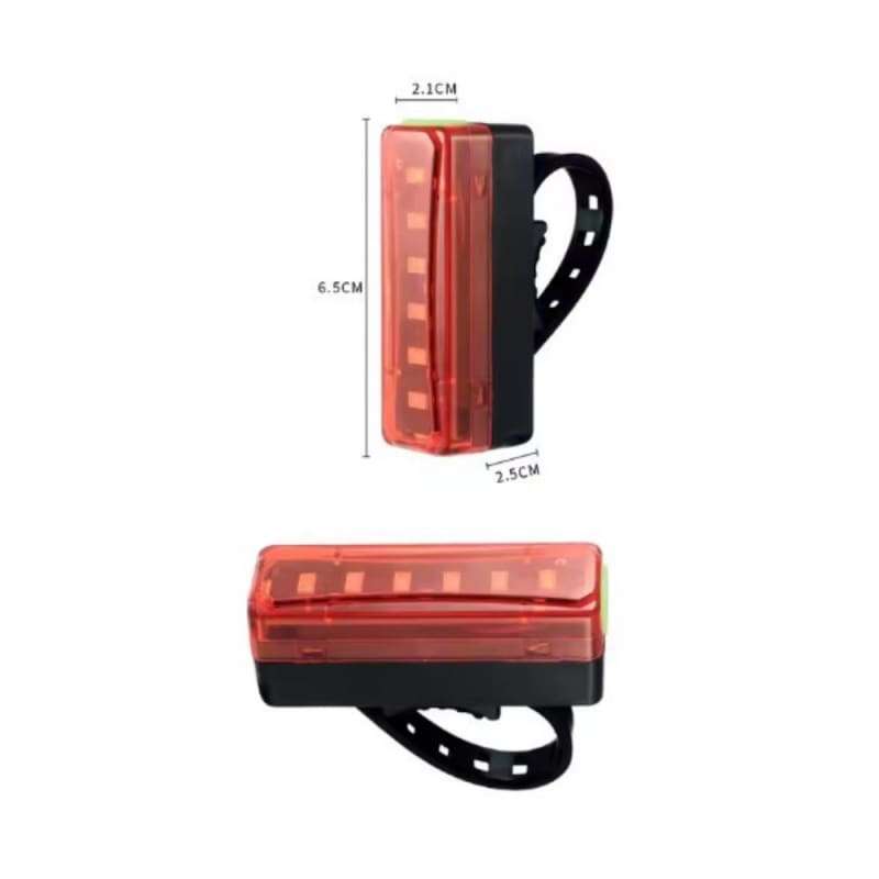 Rechargeable Waterproof Safety Warning Bicycle Light