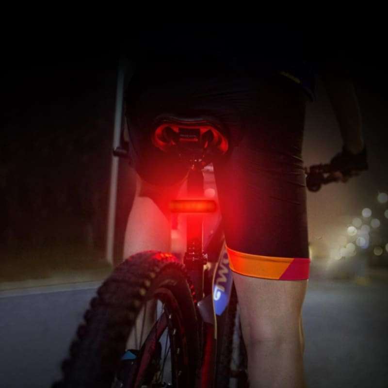 Rechargeable Waterproof Safety Warning Bicycle Light
