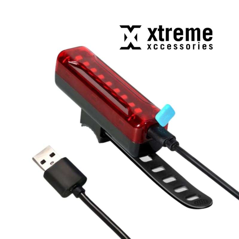 Rechargeable Waterproof Safety Warning Bicycle Light