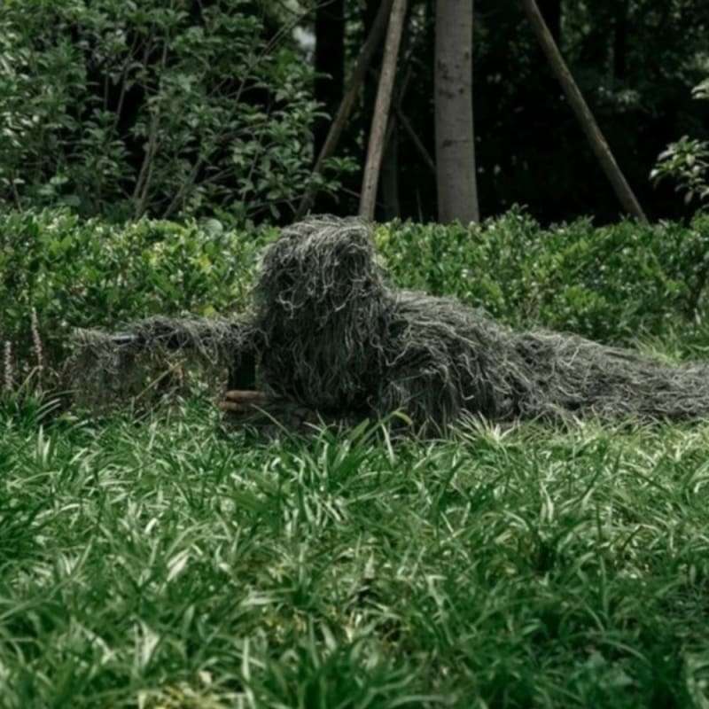 Xtreme Xccessories 3D Grass Style Green Forest Ghillie Suit Sniper Tactical Paintball Game Camouf...