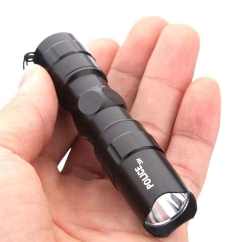Portable Ultra Bright 3W Police Style Waterproof LED Mini Flashlight Torch Light