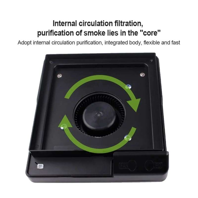 Professional Soldering Fume Extractor  High-Performance Desktop Smoke Remover