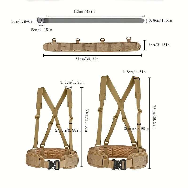 1000D Nylon Convenient Low profile Molle Belt