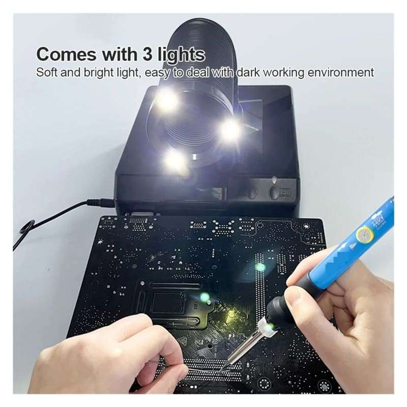 Professional Soldering Fume Extractor  High-Performance Desktop Smoke Remover