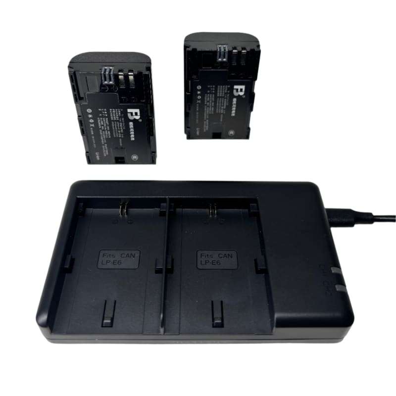 Xtreme Xccessories LP-E6  (2 x Batteries; 1 x Dual Charger) for Canon Cameras