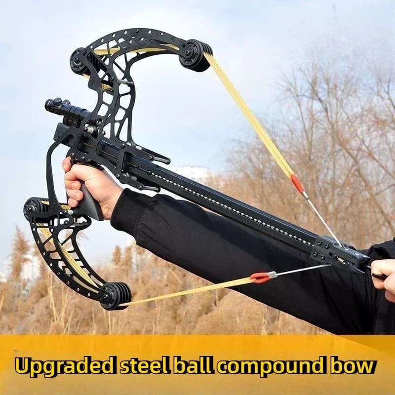 Mini Compound Bow Metal Archery Ball Launcher