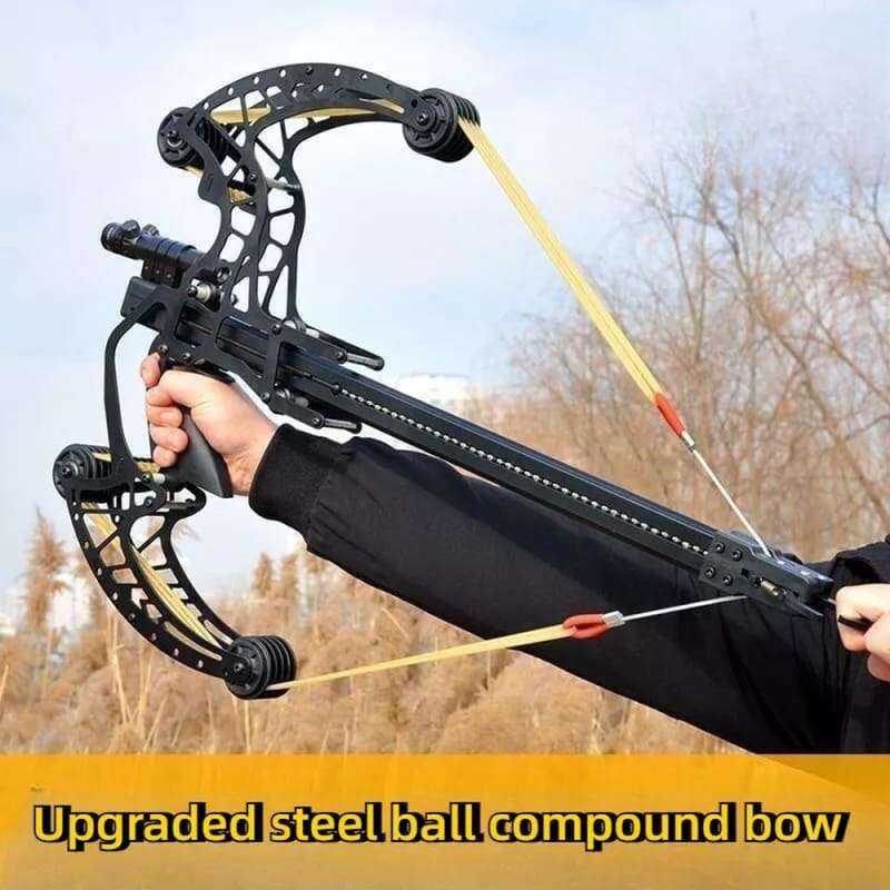 Mini Compound Bow Metal Archery Ball Launcher