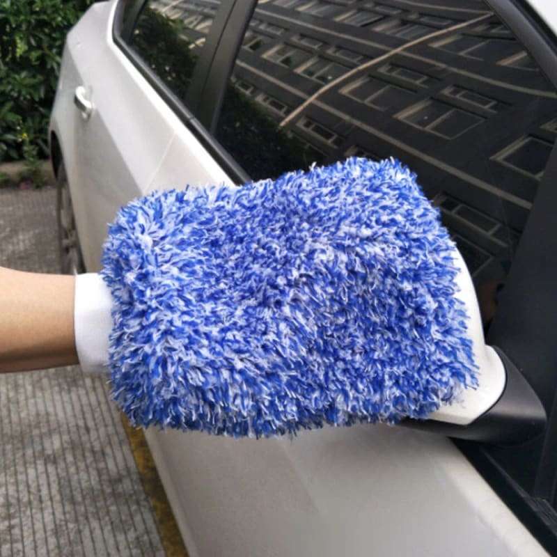 Microfiber Car Cleaning Glove  Reusable & Highly Absorbent