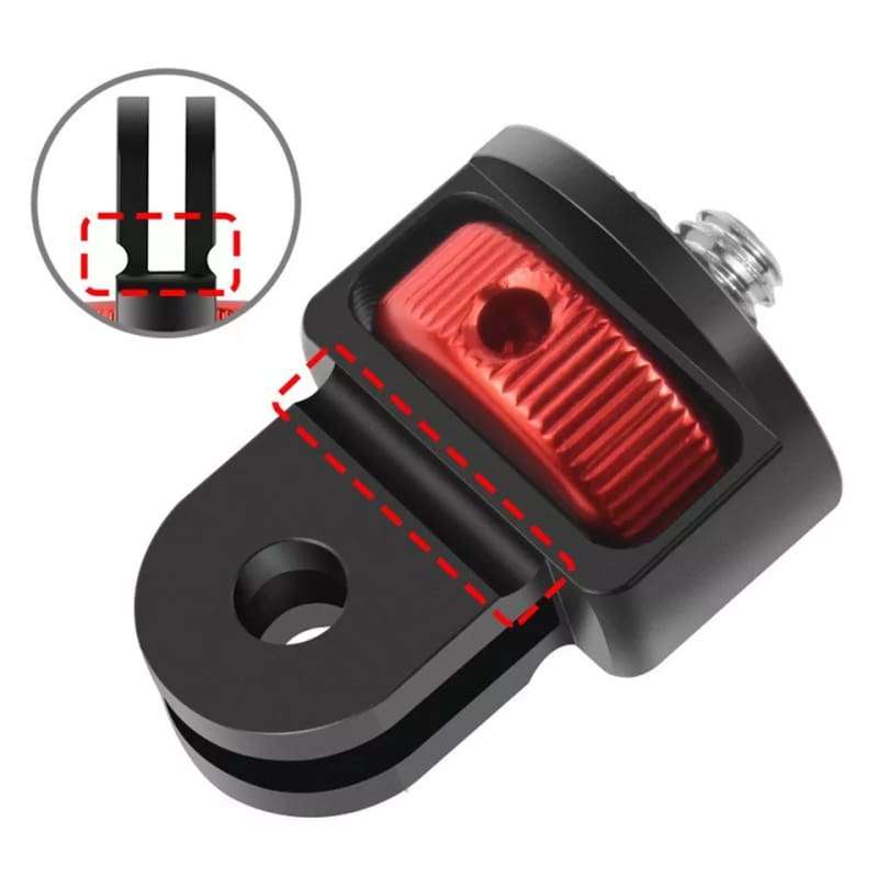Xtreme Xccessories Aluminum Alloy 1/4 inch Screw Tripod Adapter for Gopro Hero Series and all Cam...