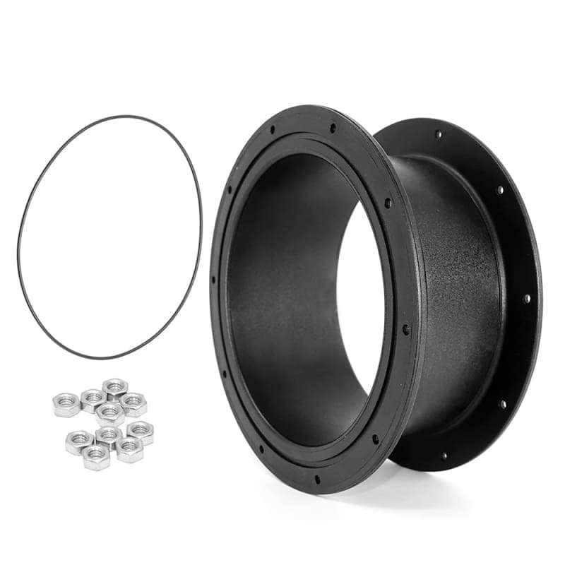 80MM LENS PORT EXTENSION + FLAT LENS ELEMENT COMBO