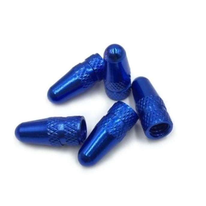 Bicycle Valve Caps 2 pcs BLUE