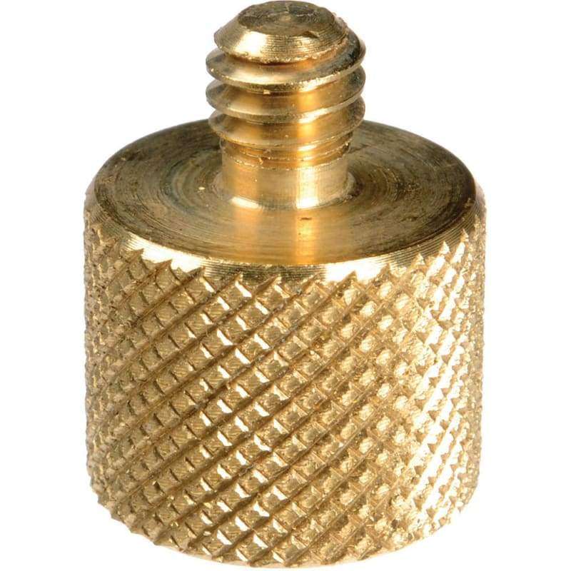 1/4 Inch Male to 3/8 Inch Female Tripod Thread Adapter Brass Copper