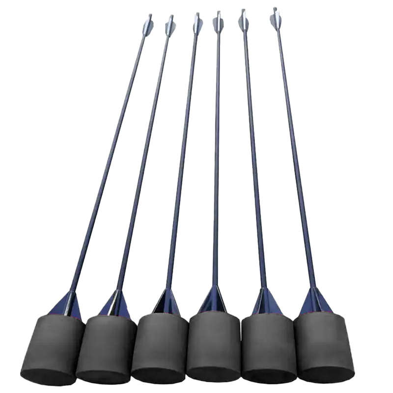 Xtreme Xccessories 6pc ShieldStrike Foam Fury Arrows Archery Sponge Arrow Set