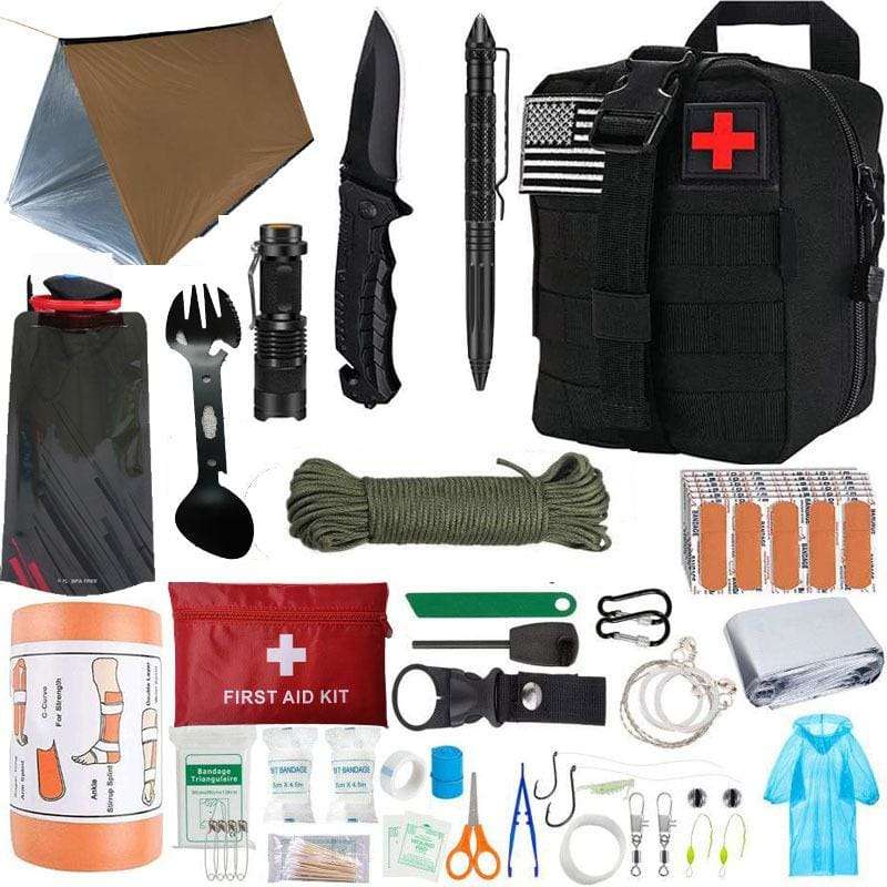 Xtreme 39-piece Survival Kit (Black)