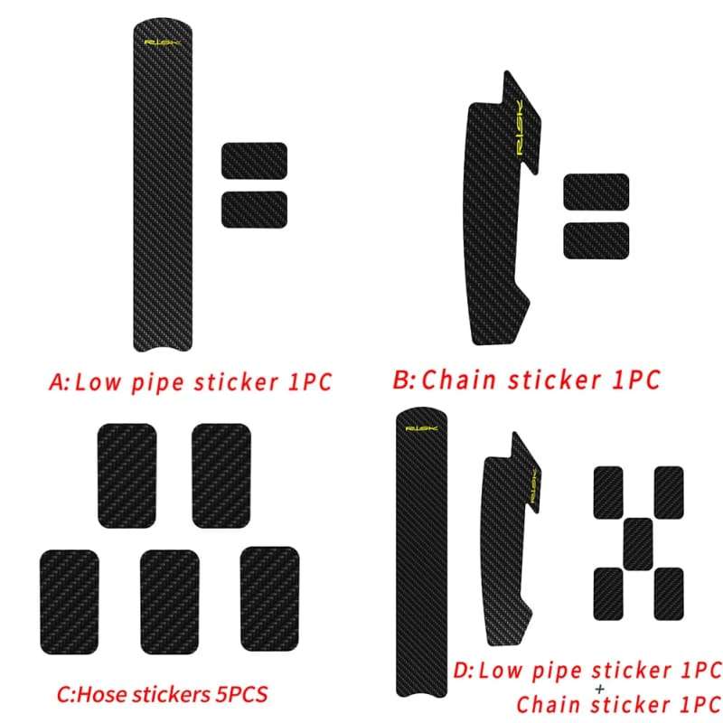 RISK Bike Frame Protective Sticker for MTB or Road Bikes