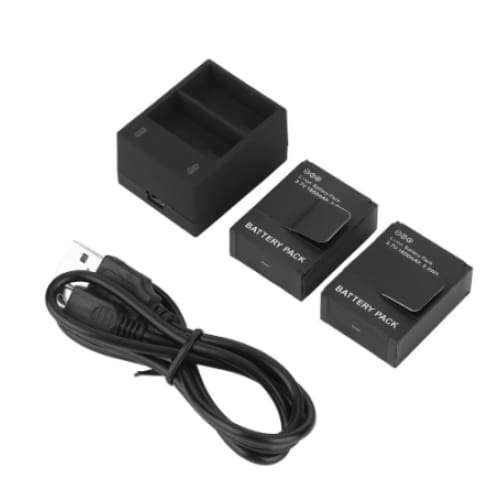 Battery Combo Kit, Dual Charger with 2 spare batteries for GoPro Hero 3+/3