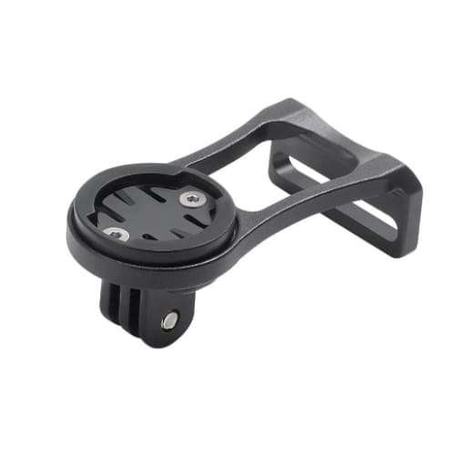 Integrated GPS Stem Mount for Wahoo with GoPro and Universal Flashlight Holder Mount
