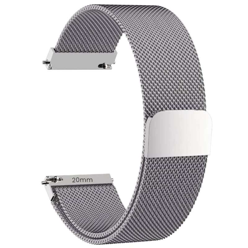 20mm Replacement Milanese Watch Strap Garmin Forerunner 245, 645, Vivoactive 3, Vivomove, Venu
