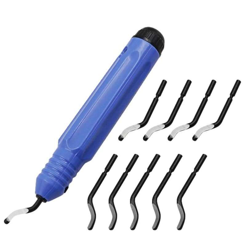 Xtreme Xccessories Portable Deburring Cutters Tool with 10 Replacement Blades for Wood, Plastic &...