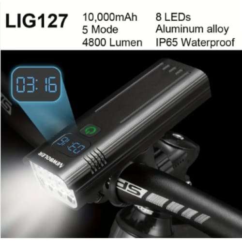 Xtreme Xccessories Bicycle Light 4800 Lumens USB Rechargeable Rainproof MTB Bike Light