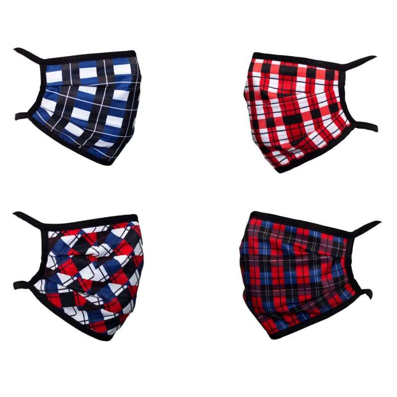 Buffalo Reusable Triple Layer Face Mask - 4 Pack