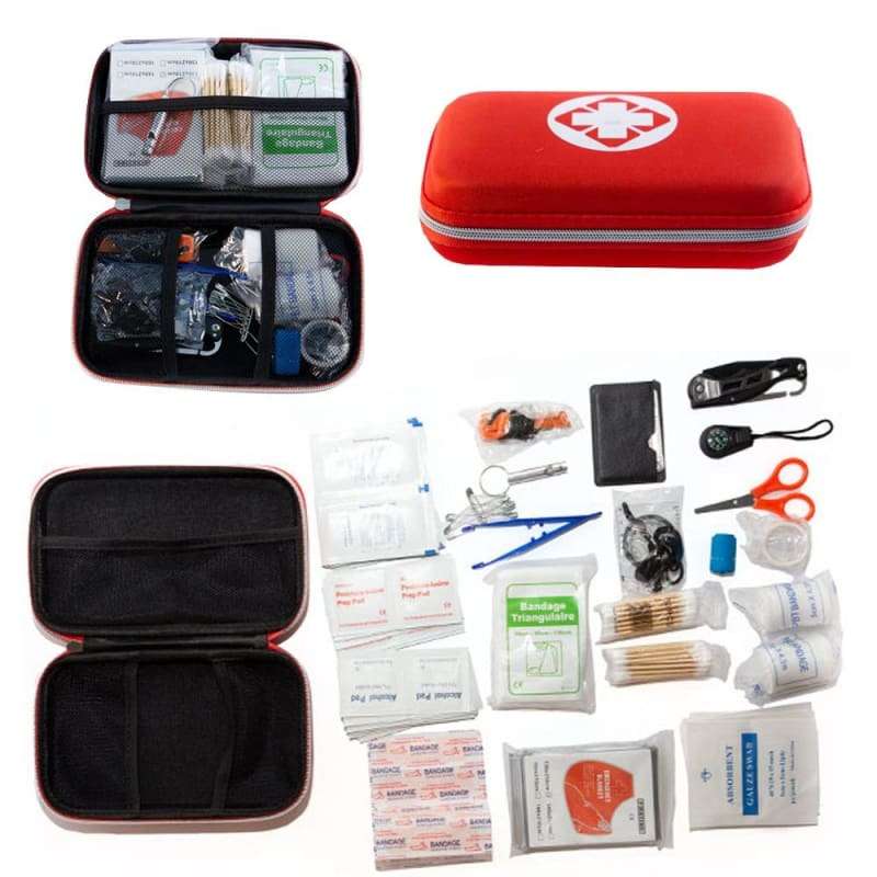 80 in 1 Outdoor survival kit Set Camping Travel, Multifunction First aid SOS EDC Emergency Suppli...