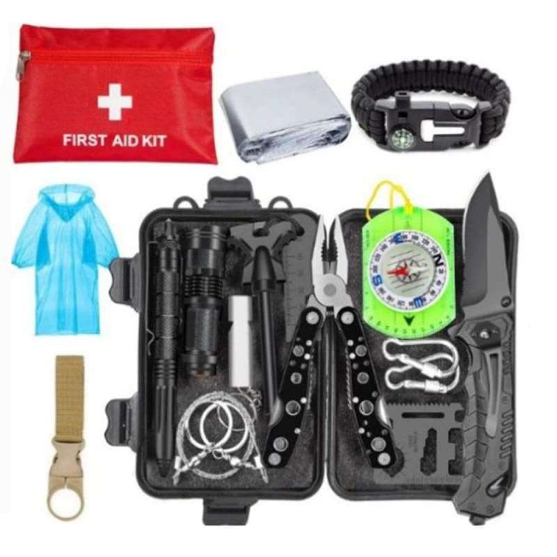 20 Piece Survival Kit (Black)