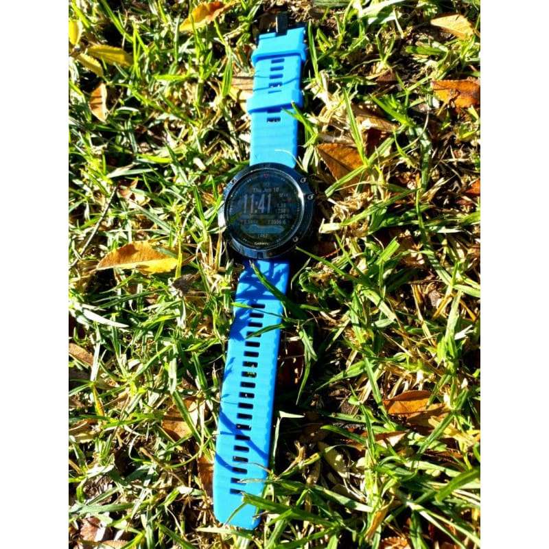 QUICKFIT 26MM SILICONE WATCH BAND-BLUE For Garmin Watches