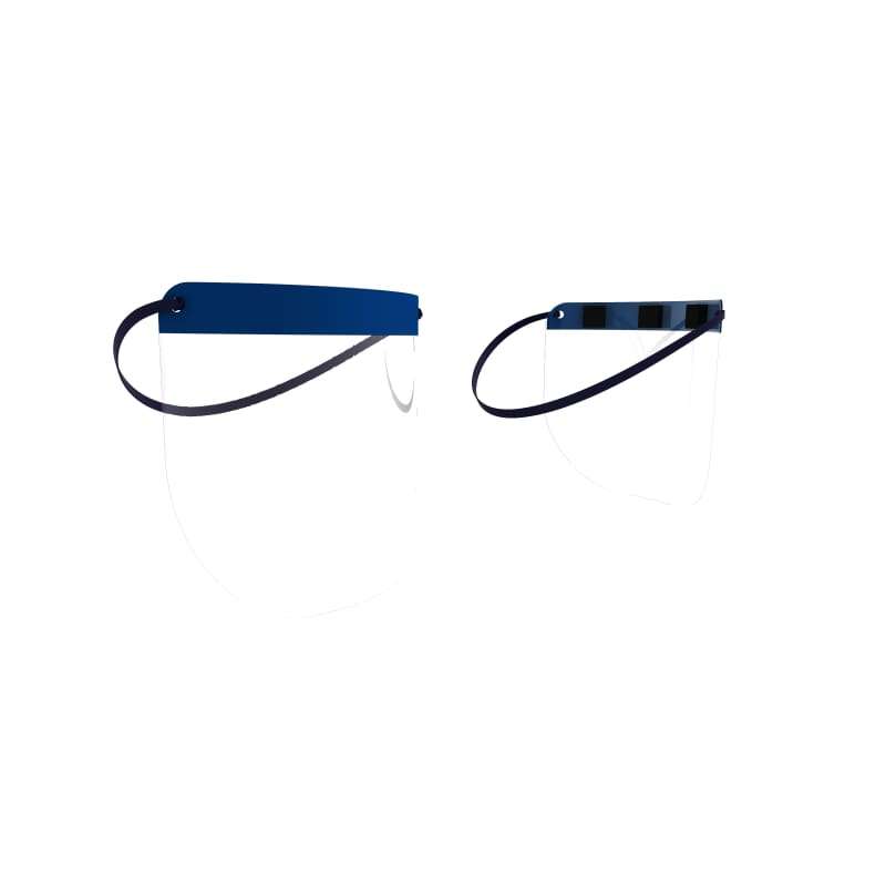 Medical Distributors Navy Blue Band Personal Protection (PPE) Face Shield