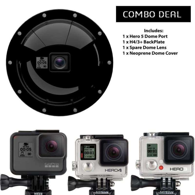 Complete PDS GDome Kit H7/6/5 Black & Hero 4/3+/3