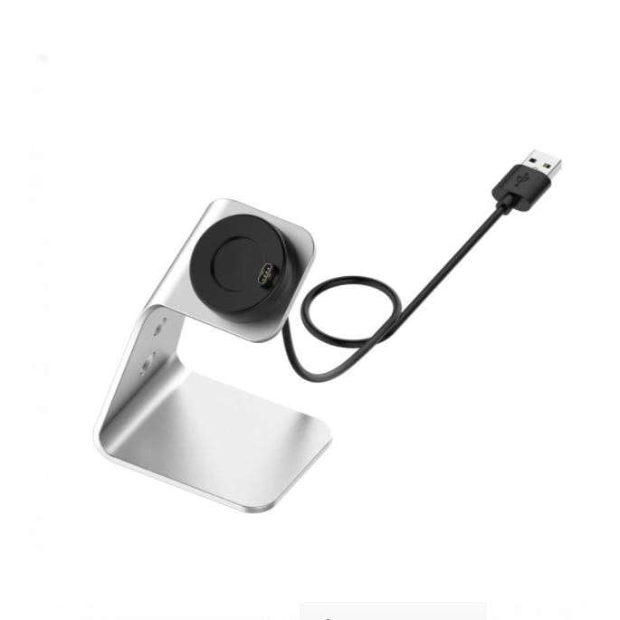 USB Dock Charging Stand for Garmin Forerunner 745/Venu Sq/Vivoactive 3, 4, 4s/fenix 6, 6S, 6X,  5...