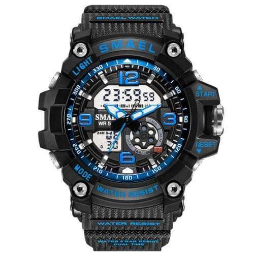 Kids Smael Blue Chronograph Watch